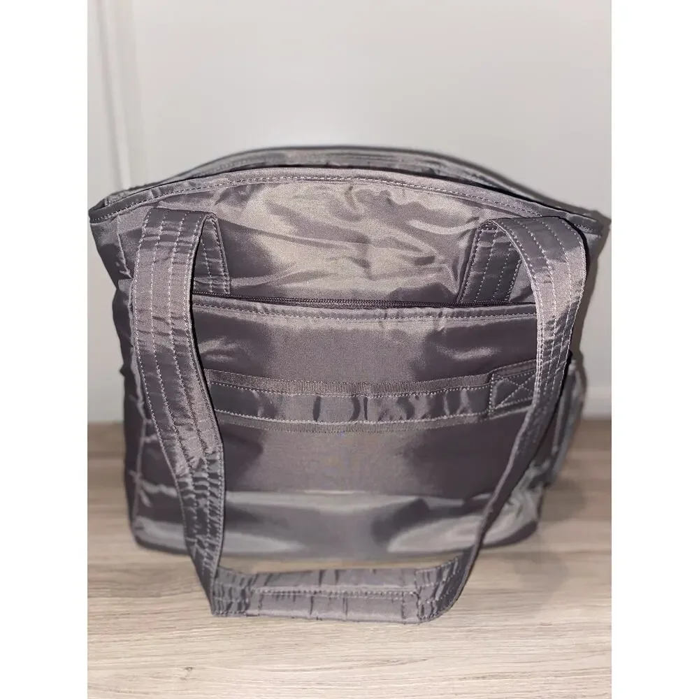 Lug Windjammer Infinity Collection Shoulder Bag Gray Travel Tote Purse